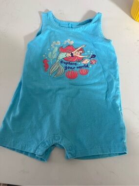 Joe Fresh Turquoise Baby Onesie with Disney Branding